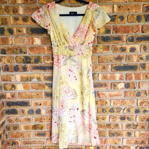 B. Smart flowy midi dress XS